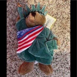 NY Teddy Statue of Liberty Stuffed Toy, NWT